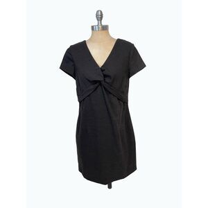 BODEN Wool Blend Front Knot Shift Dress US 10